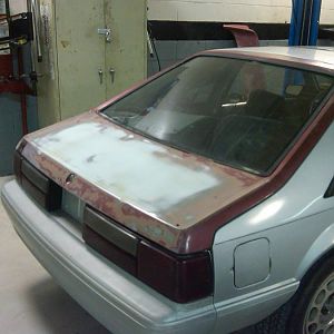 Filled in all the holes left from the LX wing