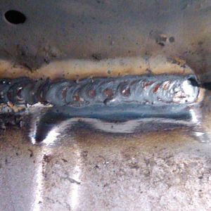 All floor seams have been fully welded