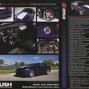 2010 roush stage 3 brouchure
