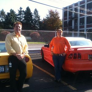 Notice the matching shirts? We didnt even realize this until someone pointed it out.