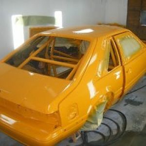 8 coats of paint, 4 coats of clear