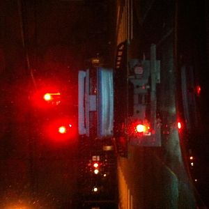 Tow truck on the way home with my new toy