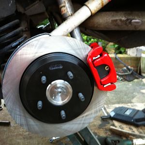 94-95 cobra rear disc brake conversion