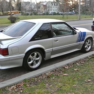 Lowered with Eibach Pro Kit... Conservative Drop.