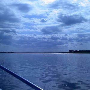 Inside Shinnecock bay