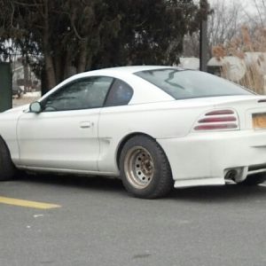 Mustang @ McDonalds in Ticonderoga on Saturday 2/2/13