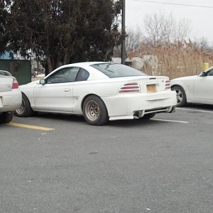 Mustang @ McDonalds in Ticonderoga on Saturday 2/2/13