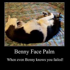 benny face palm