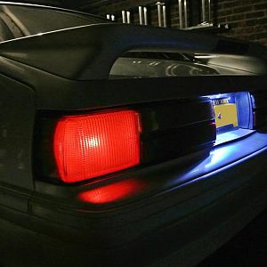 Rear License Plate LEDs