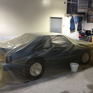 All done covered up in The shop.