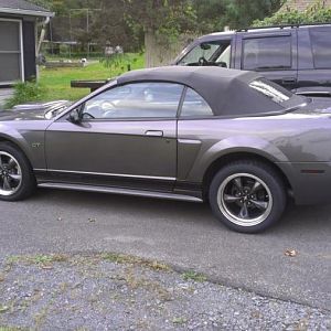 pic with new mods 10.5 rear wheels , stripe decals along rocker panel , tinted tail lights