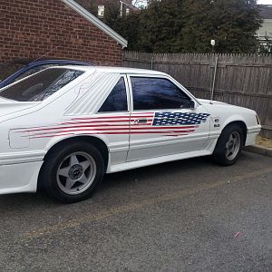 Mystang, love having my mustang back home after being corrected.