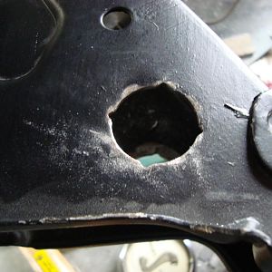 Bushing removed