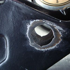 Area trued and cleaned up