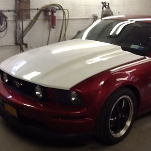New hood prepaint