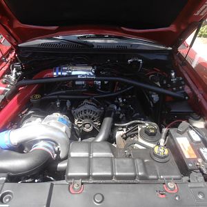 Painted intake/Strut Tower Brace