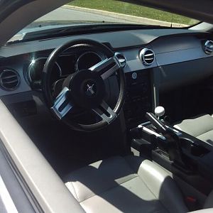 Interior before pics.