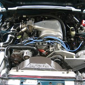 OLD pic of the 93 when it had a ProCharger P1SC still.