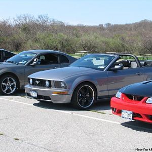 Thats me the 02 with headlights tints and chrome cobra r's   This is the montauk cruise at montauk state park

Great Day