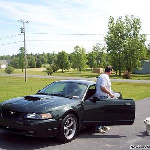 My dad taken the car for a spin right after dropping me off at the airport to go back to iraq..