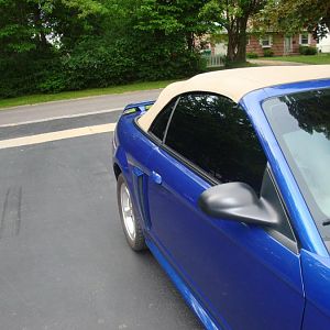 Tint still wet...looks real dark, wish it woulda stayed that dark