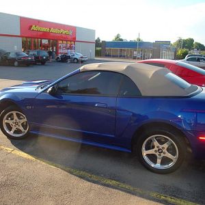 Tint looks light with the sun through the windshield