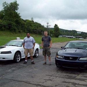 Bubba and me at the wash