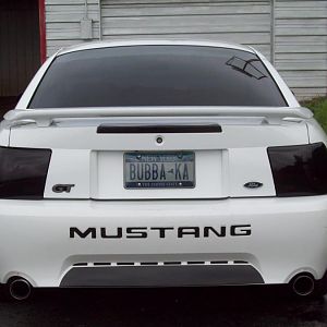 Bubba's GT Taking a Bath.