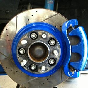 As Close to Ford Blue I could get on the Calipers