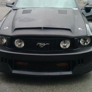 Super Snake Hood - Flat Black ( Before Paint )