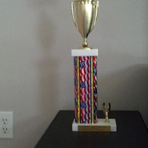 The first show and first trophy for the Wolfstang!