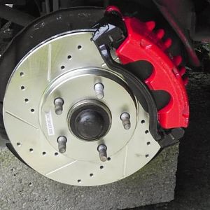 The slotted,drilled and painted look...lol