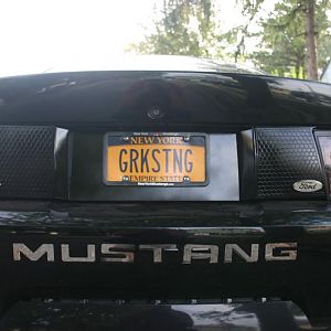 Freshly Painted Back Lid Panel and new V6 Emblem