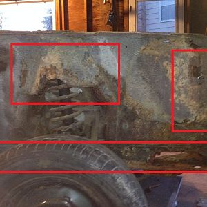 Some other rusted out spots that will have to be replaced...
