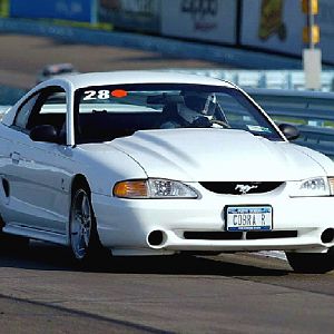 95 Cobra R in the esses @The Glen