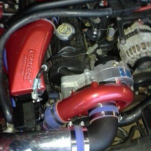 Painted supercharger