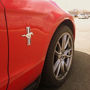 New tri bar fender emblems