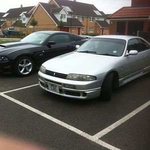 my stang n skyline in england