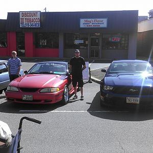 Joe C AKA 4Eyedcoupe, Jay AKA roached one and our old man...