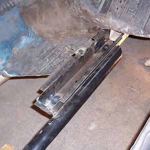 new floor supports and frame connectors