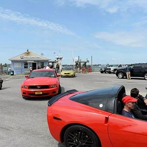 Getting off the ferry