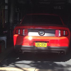 Powder-coated exhaust tips-matte black