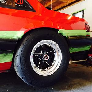 Waiting on my front to arrive, but i gotta say i like the new wheels.