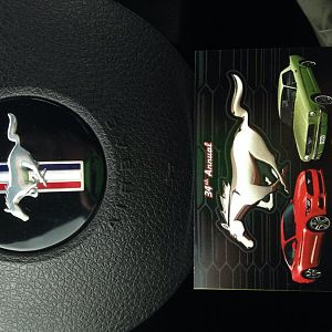 Nice plaque for mustang anniversary!