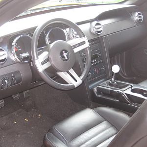 Interior, shot right off the trailer, for insurance purposes