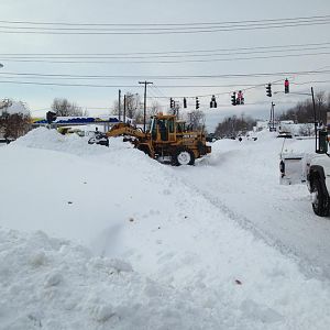 Idiot buried a pay loader!