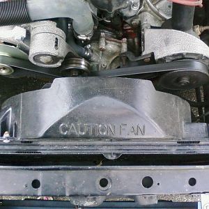 before new radiator install