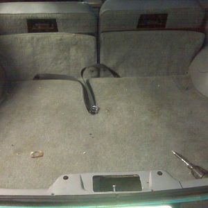 Old Rear hatch carpeting
