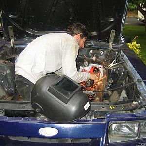 Me killing the last spots of rust !!!