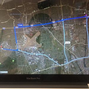 Route for cruise to AHRC